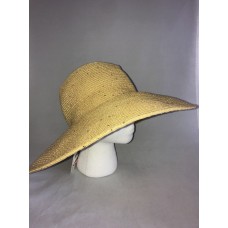 August Hat Company Mujer&apos;s Wide Brim Sequin Straw Hat Beige Adjustable New $34 766288981485 eb-81657738